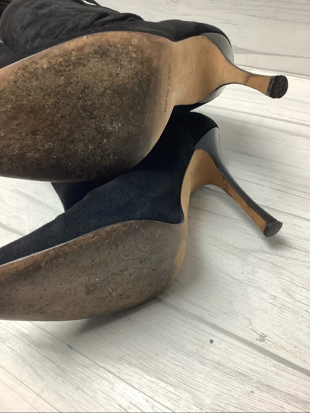 Manolo Blahnik Suede Boots